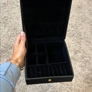 Never used - Black Jewelry Organizer Box